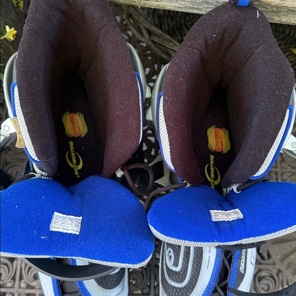 Rollerblade Inline Skates in Gray and Blue. Men’s adult Size 12. Hardly used. - Picture 4 of 9